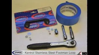 Kentrol Stainless Steel Footman Loop Installation - JK Wrangler