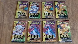 8 Dragon Majesty Booster Pack Opening