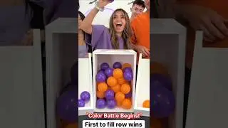 &ldquo;First to Fill the Box Challenge | Fun Color Ball Game | Who Will Win? 🎯😂&rdquo;#shorts #ytshorts #funny