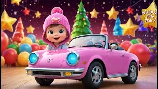 Magic Car New Year Countdown | Fun New Year Learning Song for Kids