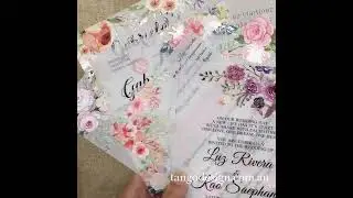 Wedding Christening Birthday Invitations Vellum