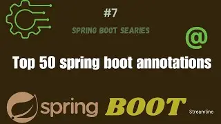 Top 50 spring boot annotation ?