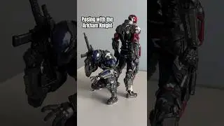 Posing with the Amazing Yamaguchi Arkham Knight #arkhamknight #actionfigure #batman #redhood