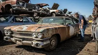 ASMR Car Restoration | Lighting 1959 Cadillac Eldorado(Back to Life)Full Rebuild From Forgotten Car