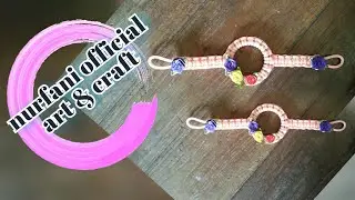 Konektor masker dari tali Kur / Satin EP 160 || Mask Connector || Mask Strap || Macrame