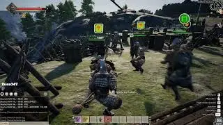 Myth Of Empires Gameplay Season 2 (before release): Def base vs Teamchinese ! #pvp #mythofempires