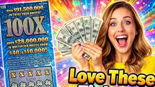 SCRATCHING for the 100X PRIZE from Michigan Lottery! 