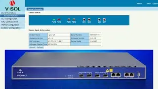 Como Configurar OLT VSOL GPON V1680GT - s&eacute;rie V1600GT