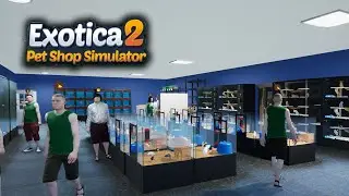Laden ausbauen & neue Mitarbeiter - Exotica 2: Pet Shop Simulator gameplay deutsch #11