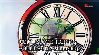 soothing sound of a wall clock ticking accompanied by heavy rain sounds for insomnia and sleeping