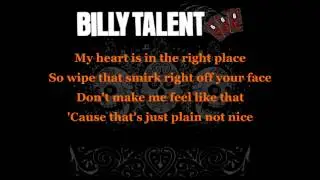 Billy Talent - Line And Sinker lyrics