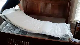 Unboxing our Nectar King size memory foam mattress