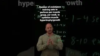 How many sets per muscle group each week to optimize muscle growth? #hypertrophy #muscle #musclemass