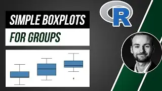 How to create Boxplots for groups in R