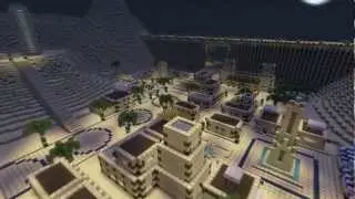 TIMELAPSE epic desert city (DOWNLOAD LINK) - minecraft