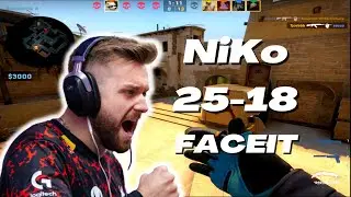 NiKo FACEIT mirage POV vs Ranked #3 - 1jcobbb /Mirage POV/ June 30, 2023