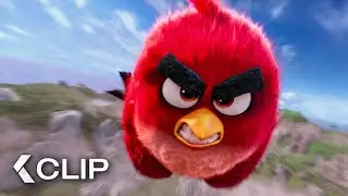 El plan de Red para detener al Cerdo - ANGRY BIRDS: La película Clip (2016)