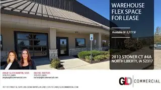 2810 Stoner Ct., Ste 4A, North Liberty, IA | Flexible Warehouse & Showroom Space for Lease