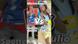Drip Battle 😱 Spottem Gottem Vs Julio Foolio.  #drip #fypage #fypyoutube #rap #rapper #viralvideo