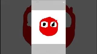 Пытаюсь нарисовать красного шарика из red ball 4  IdisPaint X.