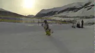 Jump training at Big Air Bag Mottolino - Shot on GoPro Hero3