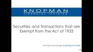 Series 24 Exam - Free Review Session | Knopman Marks