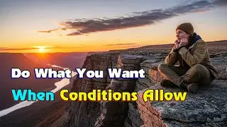 Do What You Want When Conditions Allow - Powerful Motivational