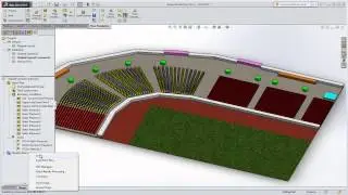 SOLIDWORKS VM Special - mänskligt flöde på fotbollsstadion