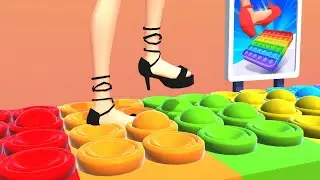 ASMR Tippy Toe 👸👑 🌈 MAX LEVELS!! All Levels Gameplay Walkthrough Android, iOS BIG UPDATE!!!
