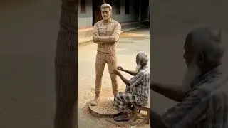 Salman Khan statue, #creative #nature #shorts #shortvideo #artist #Salman Khan. #Indian film star