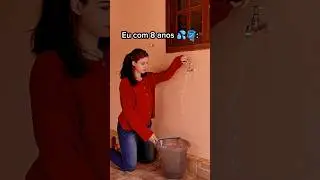 Esse HACK &eacute; infal&iacute;vel 💅🏻   #shorts #humor #crian&ccedil;as #agua #8anos #brincadeiras #infancia #nostalgia