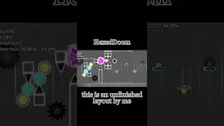 Geometry dash unfinished layout by me #gd #geometrydash #layout #fypシ #fyp #shorts