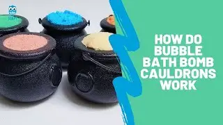 Witchcraft in the Tub! 🧙&zwj;♀️ Cauldron Bath Bomb Fizz! #shorts #bathbombs #Satisfying  #experiment