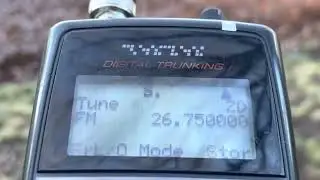 POCSAG Paging Signals 26 MHz Band From UK and Europe Heard In USA 26.745 MHz 26.750 MHz 26.755 MHz