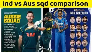 India vs Australia squad comparison for t20 world cup 2026 || Ind vs Aus || cricket