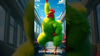 Haha!Murgi dance 🐓 #chicken #funny #rooster #chickendance #comedy #murga #birds #ai #hen #murgi