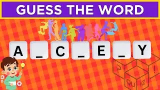 Missing Letters Challenge: Guess the Word! #quiz #trivia #wordquiz #generalknowledge