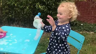Fun SUMMER kids activities - BUBBLE SNAKE