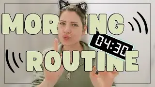 Vlog ⚡️ 04:30 Morning Routine | A routine for a non-morning person