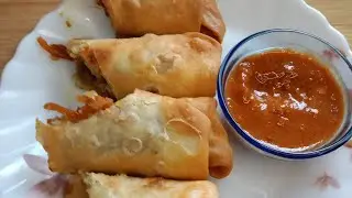 बच्चों की फेवरेट स्प्रिंग रोल घर पर आसानी से बनाए।Spring Roll Recipe 