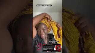 ANKARA ROUND GELE TUTORIAL #ankara #shorts