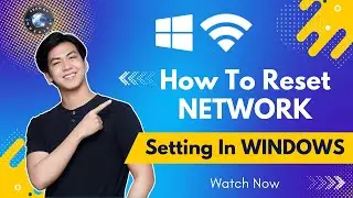 How to Reset Network Setting in Windows | Fix Internet Connection in PC | TechByHuzaifa