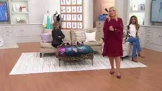 Isaac Mizrahi Live! Leather Pump with Leopard Block Heel on QVC