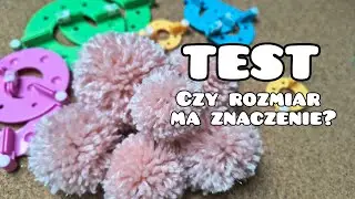 Test: czy ROZMIAR ma znaczenie? 😲 Pompony pod lupą #DIY #rękodzieło
