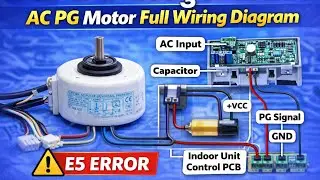 ac pg motor in ac pcb board | ac pg motor working | ac pcb repaining