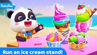 Little Panda Makes Ice Cream! 🍨 BabyBus 🍦 Cooking Game for Kids Part 2