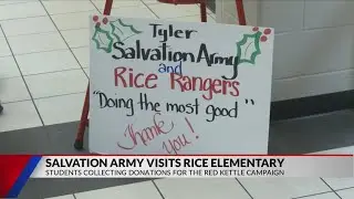 The Salvation Army visits Rice Elementary School