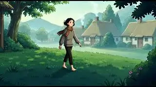 Returning to the Village After Many Years Away Studio  Ghibli Style