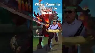 Yuumi and Hecarim Broken Combo #leagueoflegends #leagueoflegendsmemes #gaming