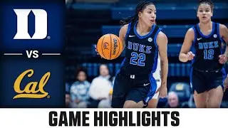 Duke vs. Cal Game Highlights | 2025-26 ACC Women's Basketball